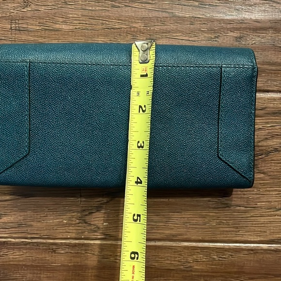 Henri Bendel Uptown Envelope Wallet in Dark Green - Picture 9 of 9